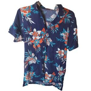 Vacancy Co. Floral Print Button Down Shirt, NWOT, Small